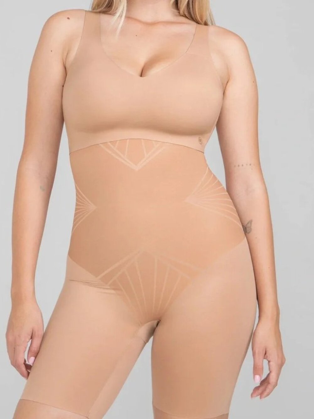 HoneyLove ShadowSculpt High-Waist Short Nude